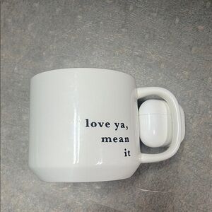 Threshold White Mug with Black Text